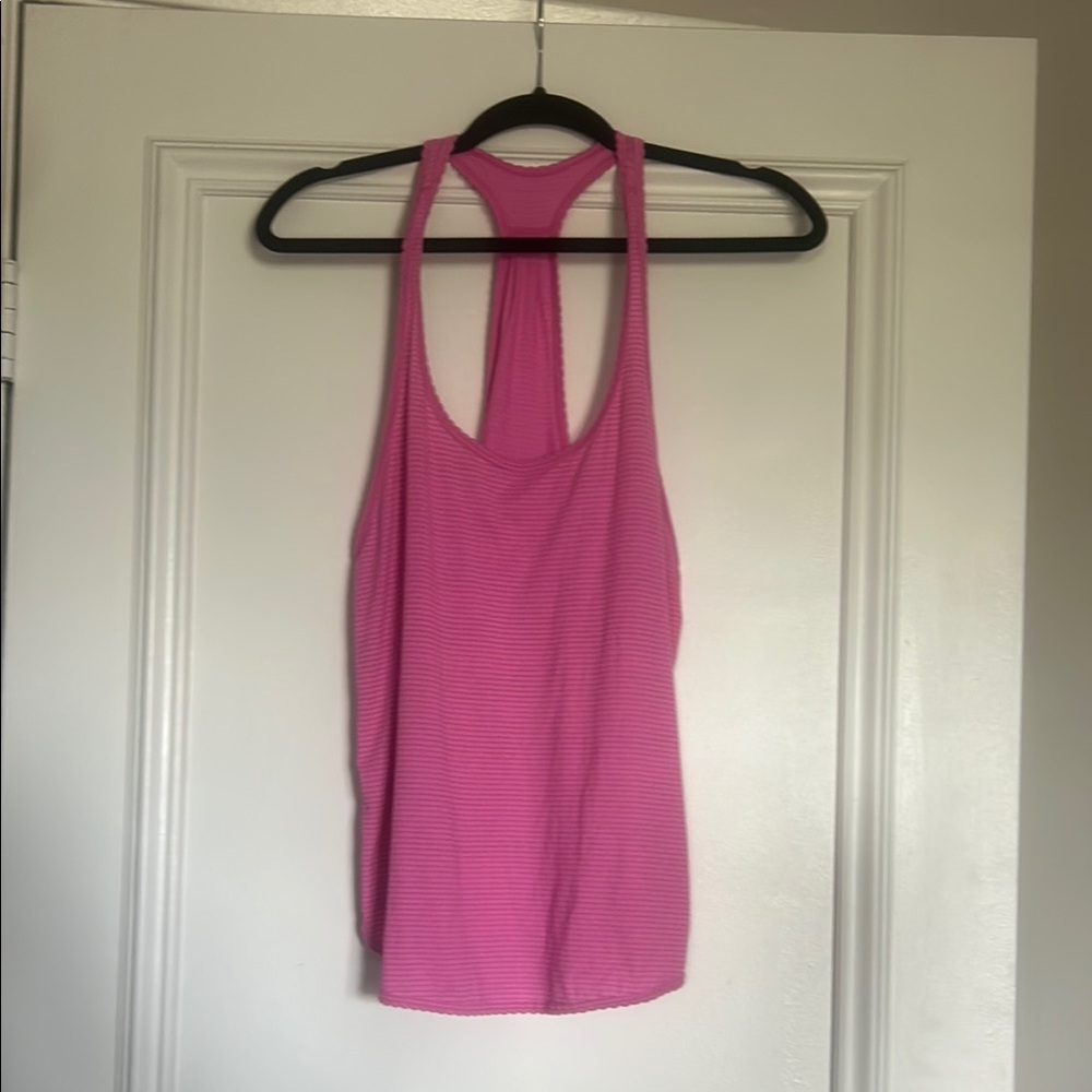 Lululemon Pink Racerback Tank Top